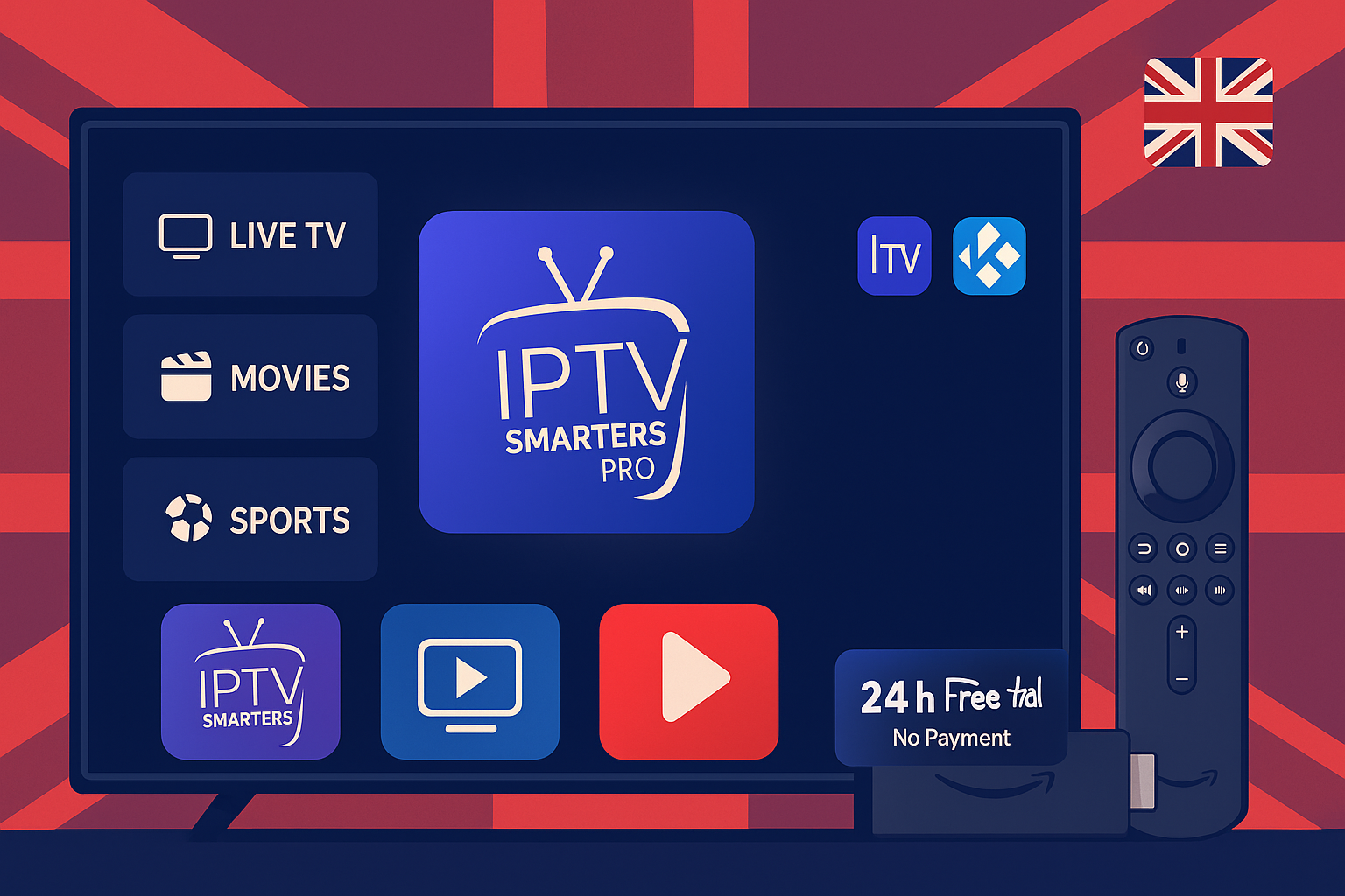 best iptv player for firestick 2025 – IPTV Smarters Pro, TiviMate, Perfect Player, Kodi apps on Amazon Firestick